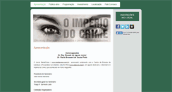 Desktop Screenshot of imperiodocrime.eventize.com.br