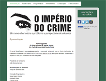 Tablet Screenshot of imperiodocrime.eventize.com.br
