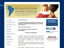 Tablet Screenshot of ibdfam2011.eventize.com.br