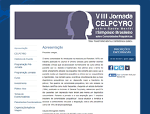 Tablet Screenshot of celpcyro.eventize.com.br