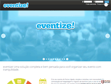 Tablet Screenshot of eventize.com.br
