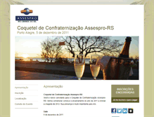 Tablet Screenshot of confraternizacao.eventize.com.br